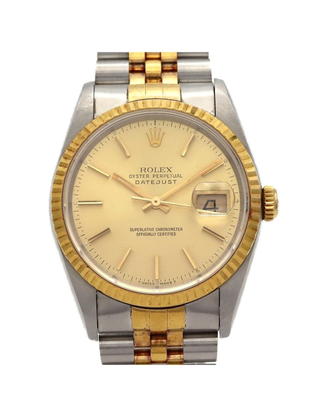 Rolex Datejust Stainless Steel Yellow Gold Automatic